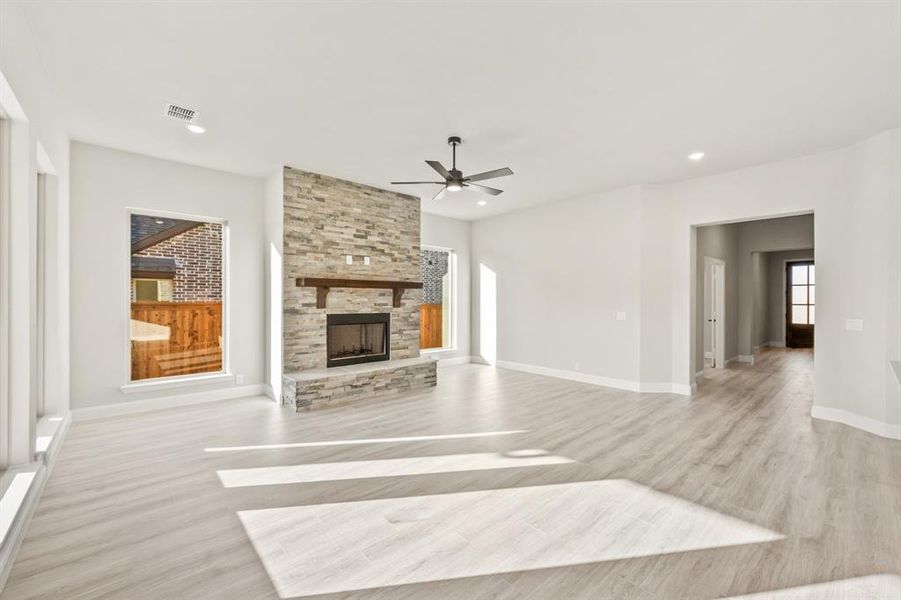 Spacious, unfurnished interior of a new home in Mockingbird Hills 60-65, Joshua (Image 36).