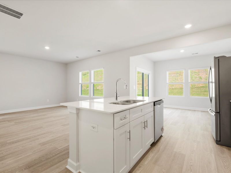 Furnished interior view inside a new home in Creek Ridge - Heritage Collection, Spartanburg (Image 3).