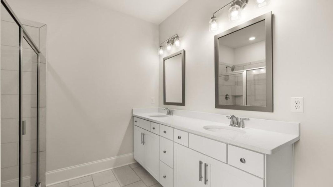 Furnished interior view inside a new home in Hamptons at Riverwood North, Dallas (Image 10).