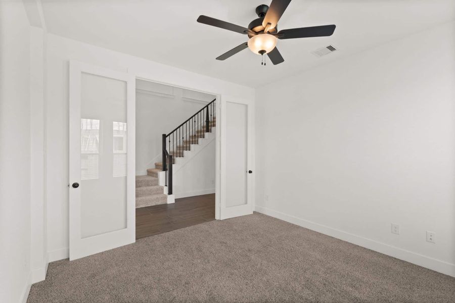 Spacious, unfurnished interior of a new home in The Trails, New Caney (Image 25).