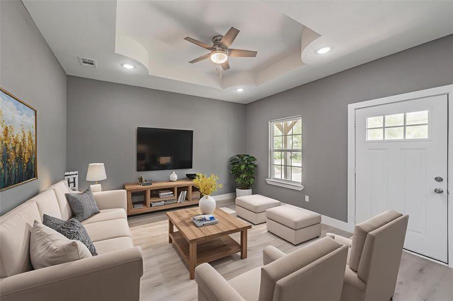 Furnished interior view inside a new home in , Hillsboro (Image 10).