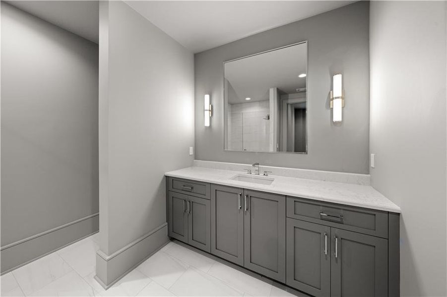Furnished interior view inside a new home in , Sandy Springs (Image 43).