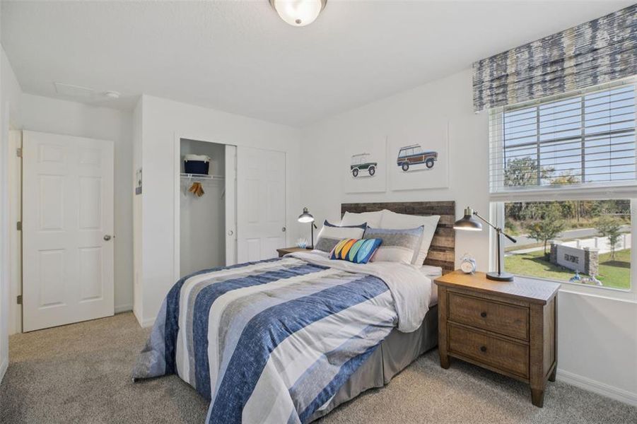 Furnished interior view inside a new home in Fox Pointe at Rivers Edge, Leesburg (Image 37).