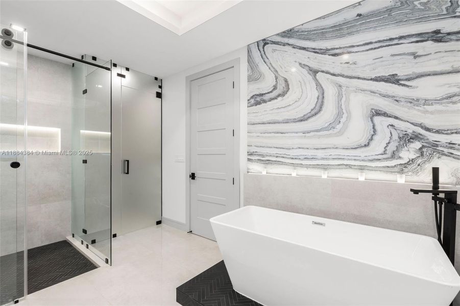 Furnished interior view inside a new home in , Delray Beach (Image 17).