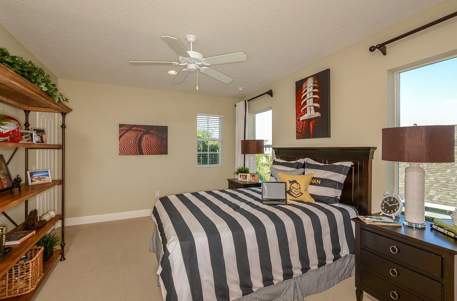 Furnished interior view inside a new home in Tide Marsh, Fort Myers (Image 17). Furnished interior view inside a new home in Tide Marsh, Fort Myers (Image 17).