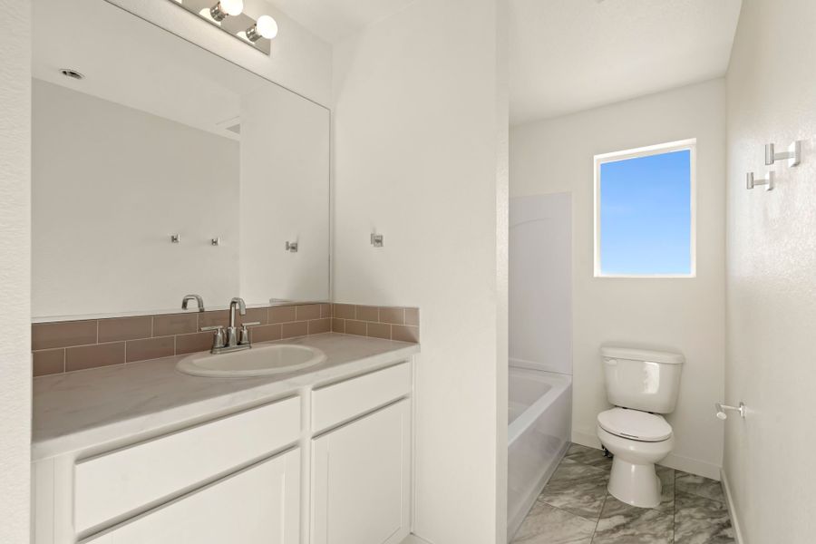 Representative furnished interior of a home built from the Welby by Baessler Homes in Hudson Hills, Hudson (Image 27). Representative furnished interior of a home built from the Welby by Baessler Homes in Hudson Hills, Hudson (Image 27).