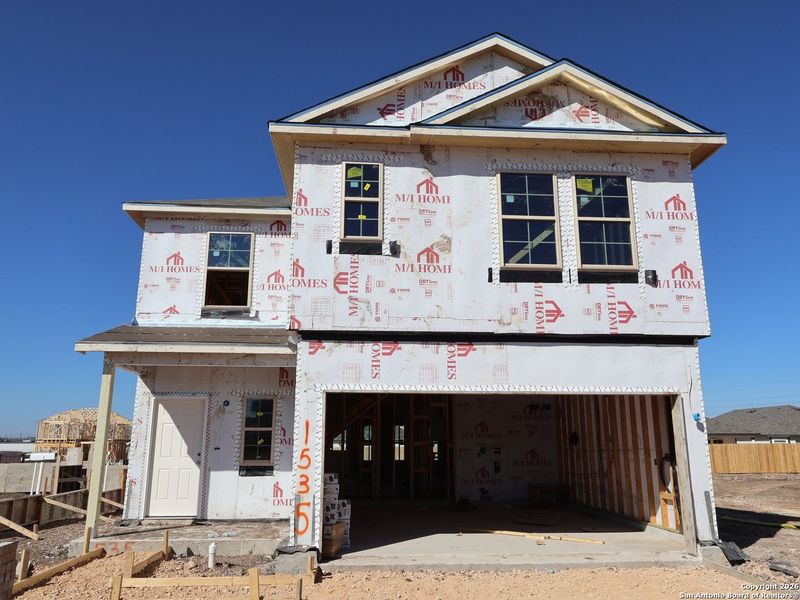 In-progress construction of a new home in Meadows at Clear Springs, New Braunfels, TX (Image 21).