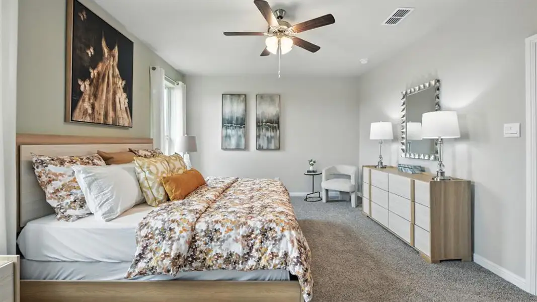 Furnished interior view inside a new home in Monarch at the Meadows, Ponder (Image 16). Furnished interior view inside a new home in Monarch at the Meadows, Ponder (Image 16).