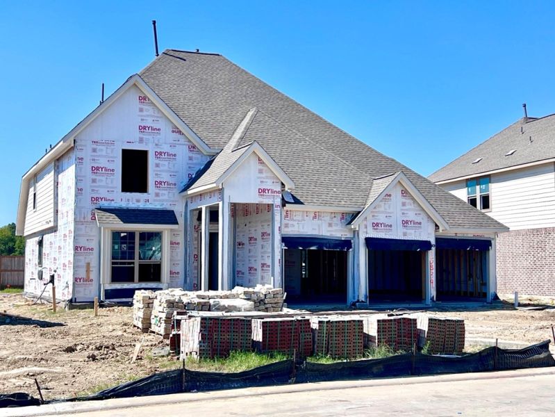 Actual progress of your home.