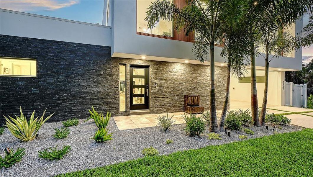 Exterior details and patio area of a home in , Sarasota (Image 31).