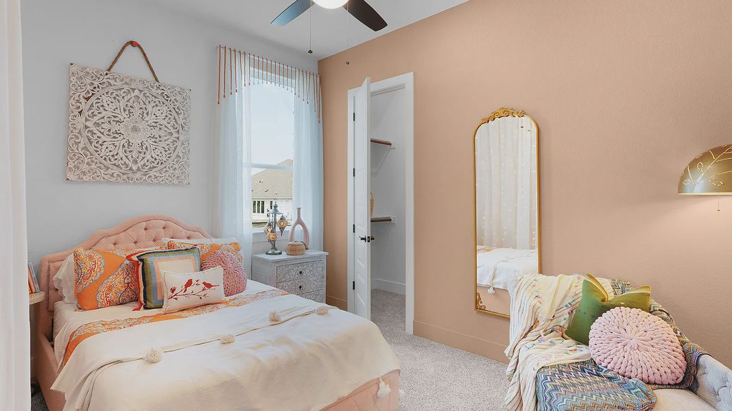 Representative furnished interior of a home built from the Silas by Chesmar Homes in Crescent Bluff, Georgetown (Image 29).