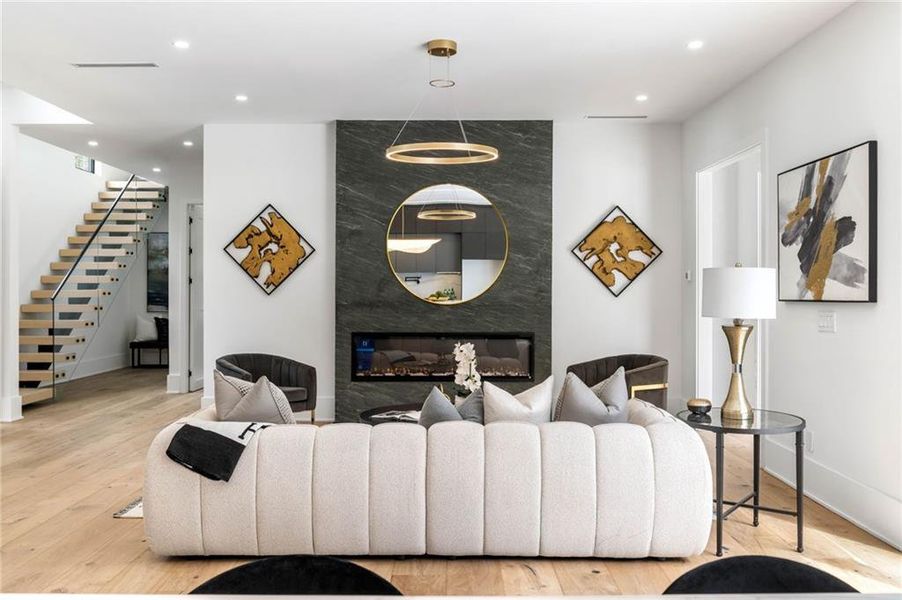 Furnished interior view inside a new home in , Mableton (Image 16).