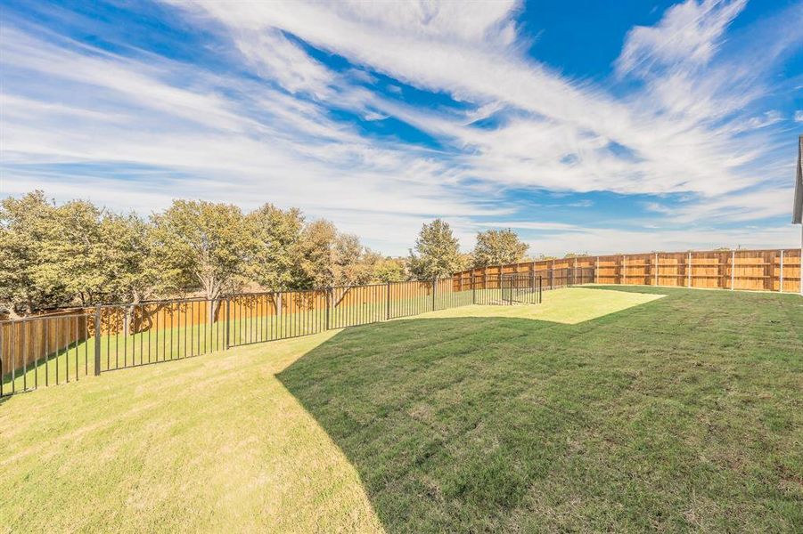 Exterior details and patio area of a home in , Haslet (Image 22). Exterior details and patio area of a home in , Haslet (Image 22).