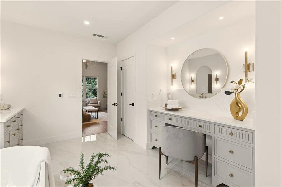 Furnished interior view inside a new home in , Brookhaven (Image 48).