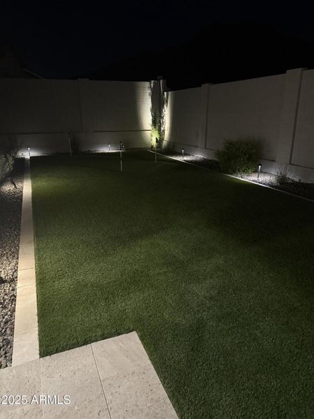 Lighted Putting Green Lighted Putting Green