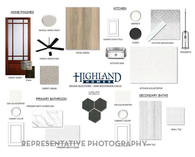 Sample of building materials used in homes in Gateway Village - The Reserve: 50ft. lots, Denison (Image 34). Sample of building materials used in homes in Gateway Village - The Reserve: 50ft. lots, Denison (Image 34).