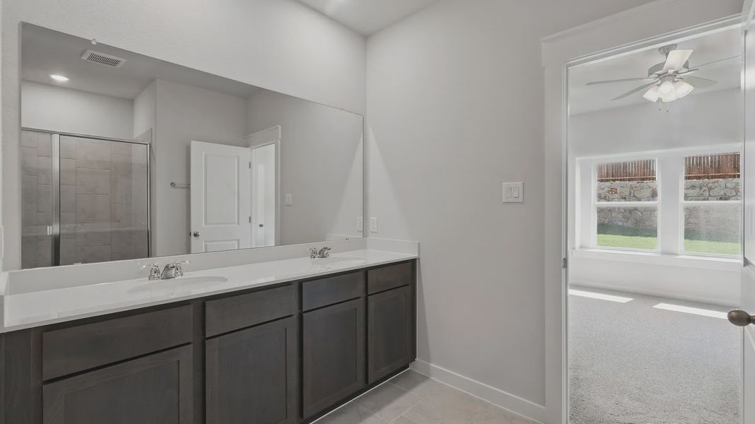 Furnished interior view inside a new home in Churchill, Anna (Image 11). Furnished interior view inside a new home in Churchill, Anna (Image 11).