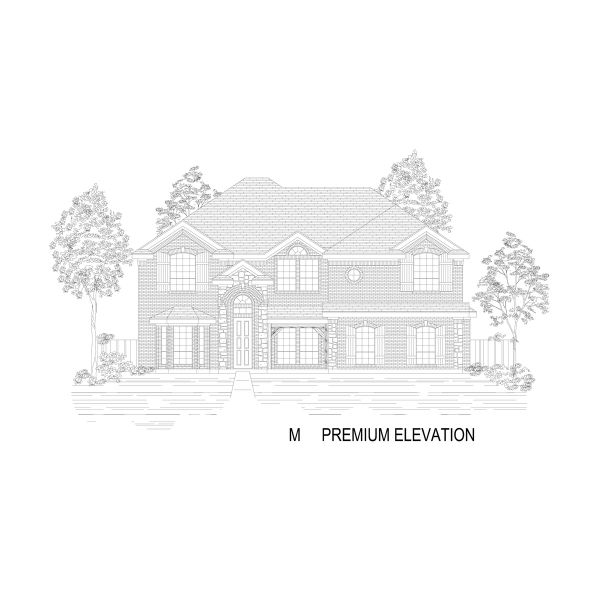 Representative rendering of the exterior for the Stonehaven 2FS by First Texas Homes (Image 28). Representative rendering of the exterior for the Stonehaven 2FS by First Texas Homes (Image 28).