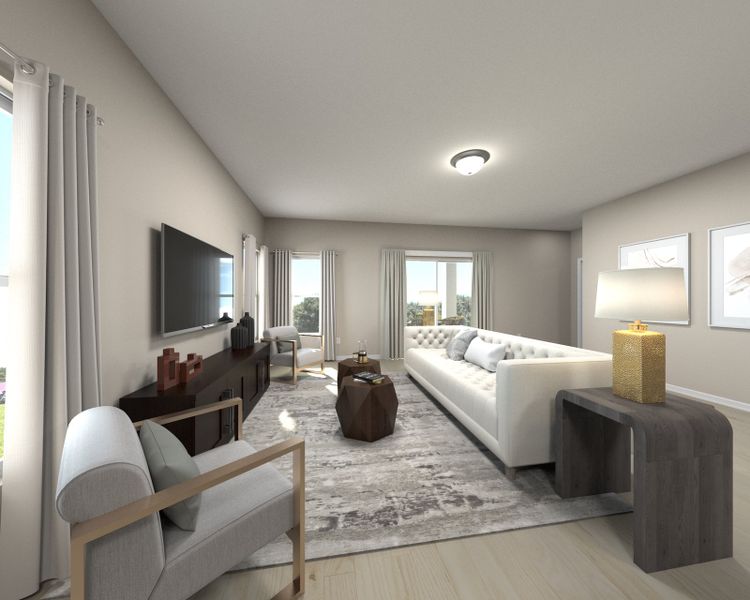 Furnished interior view inside a new home in Ridgehaven - Signature Series, Ormond Beach (Image 4).