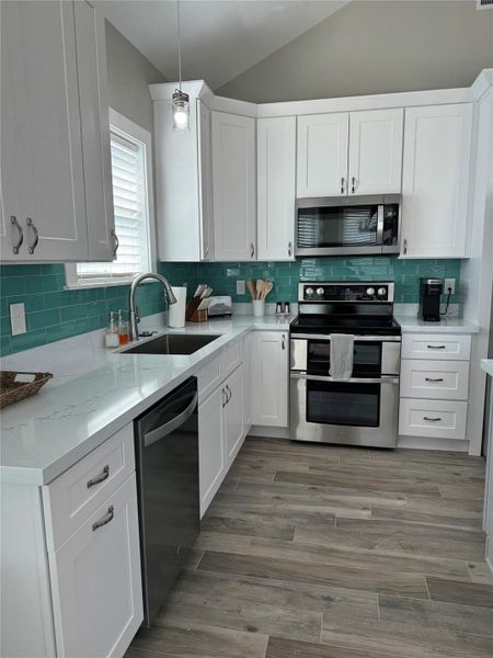 Furnished interior view inside a new home in , Galveston (Image 16).