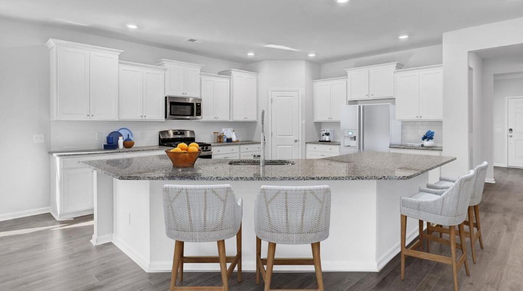 Furnished interior view inside a new home in Limehouse Farms: Arbor Collection, Summerville (Image 22). Furnished interior view inside a new home in Limehouse Farms: Arbor Collection, Summerville (Image 22).