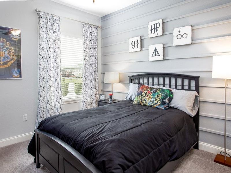 Large secondary bedrooms provide space for everyone in your household - Willow II with Loft by Highland Homes Large secondary bedrooms provide space for everyone in your household - Willow II with Loft by Highland Homes