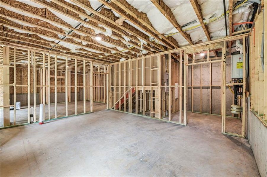 In-progress construction of a new home in Waterhaven, Cumming, GA (Image 51).