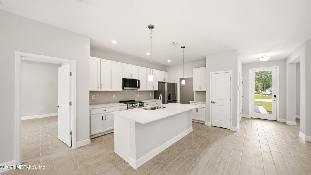 Furnished interior view inside a new home in , Palm Coast (Image 8).