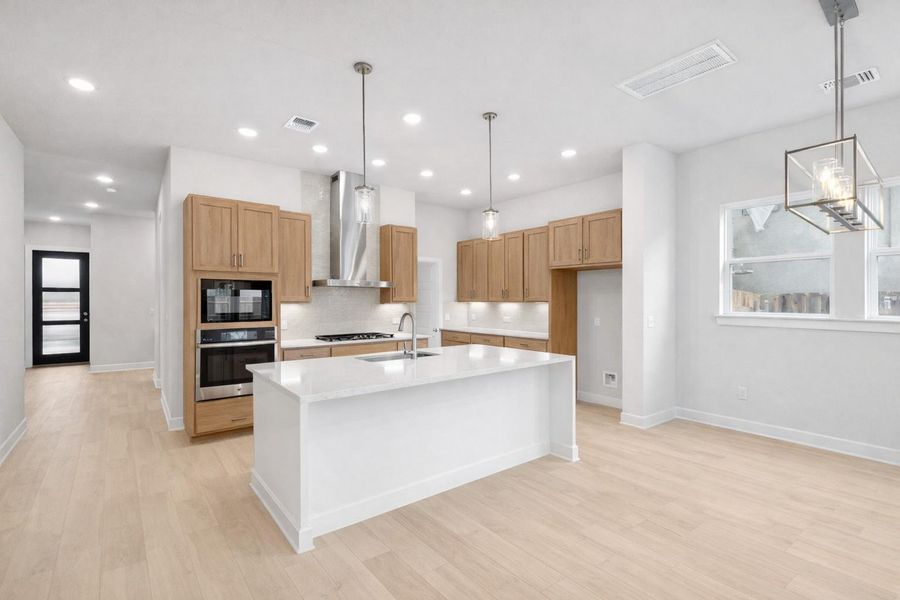 Interior Kitchen Rendering with Shoreline