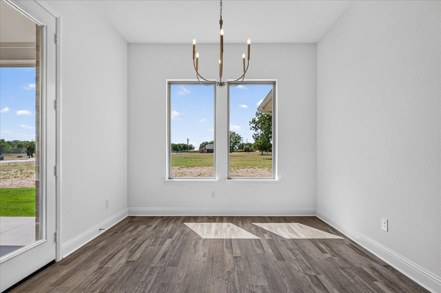 Spacious, unfurnished interior of a new home in Taylor Ranch, Springtown (Image 42).