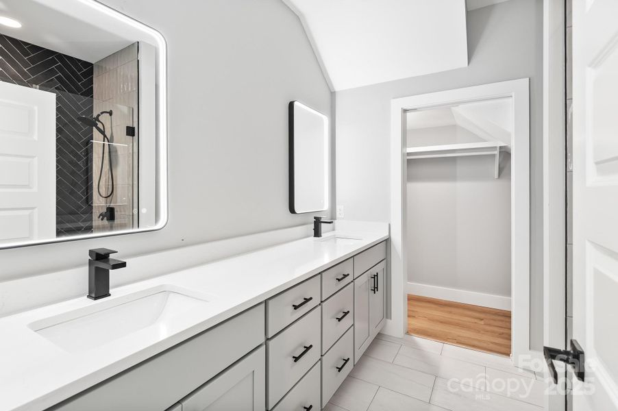 Primary Bath with Dual Vanity