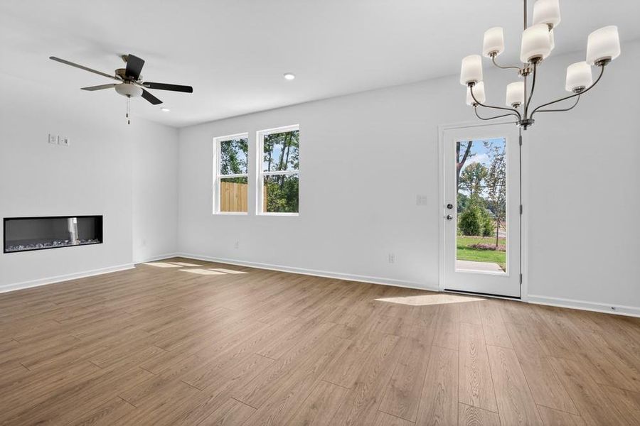 Spacious, unfurnished interior of a new home in Weatherfield, Buford (Image 36).