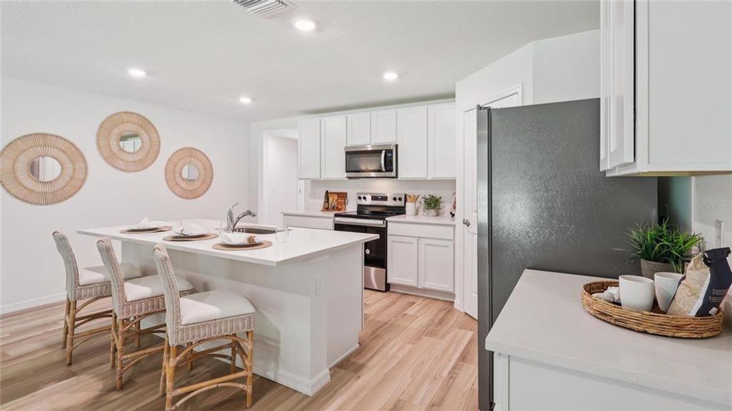 Furnished interior view inside a new home in Silver Springs Shores Spot Lots, Ocala (Image 15).