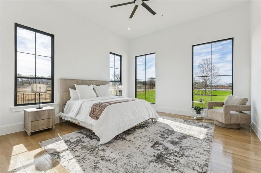 Furnished interior view inside a new home in , Bartonville (Image 30).