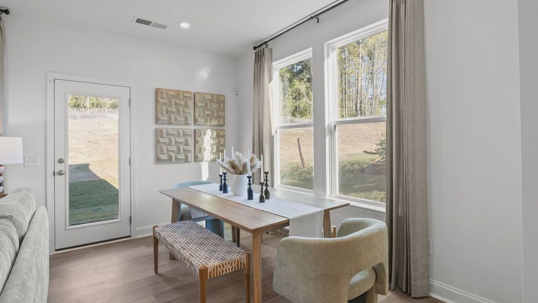 Furnished interior view inside a new home in Bell Glen, Charlotte (Image 11).