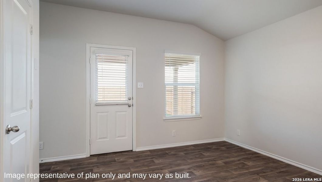 Spacious, unfurnished interior of a new home in Applewood, San Antonio (Image 16). Spacious, unfurnished interior of a new home in Applewood, San Antonio (Image 16).