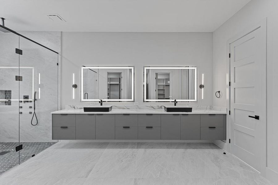 Furnished interior view inside a new home in , Buford (Image 4).