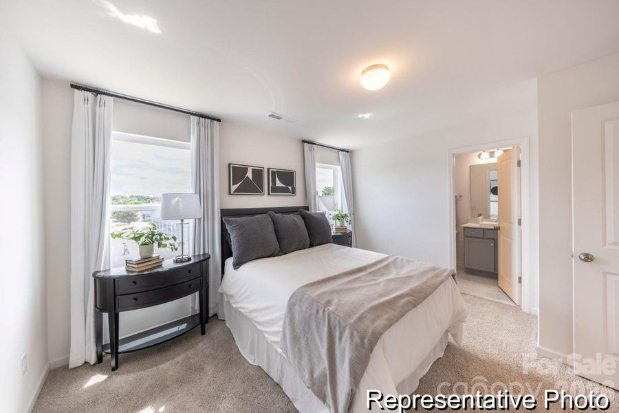 Furnished interior view inside a new home in , Concord (Image 15).