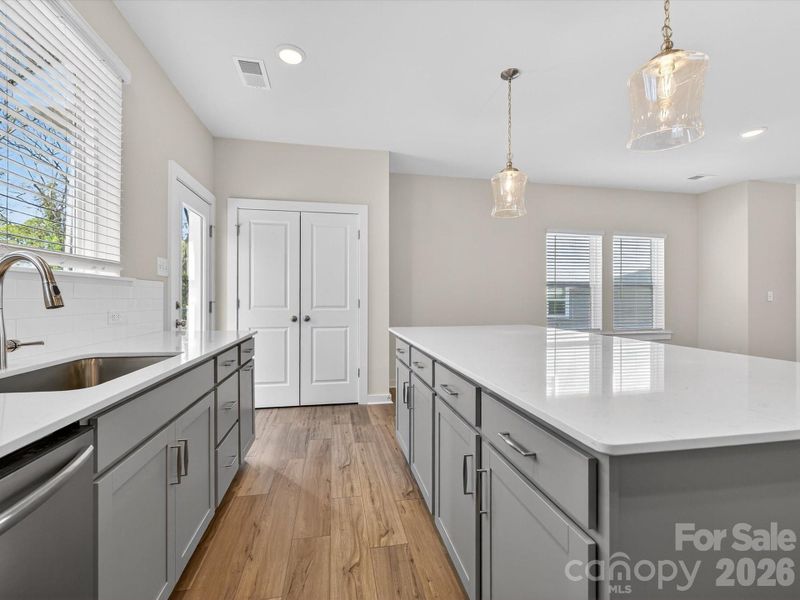 Furnished interior view inside a new home in Central Living at Craig, Charlotte (Image 6).