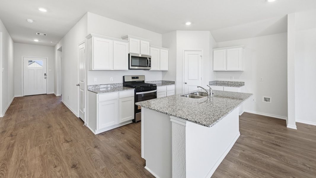 Furnished interior view inside a new home in Windrose, Pilot Point (Image 3).