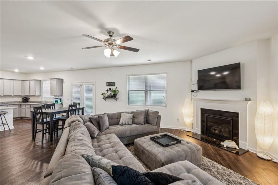Furnished interior view inside a new home in The Enclave at Flat Rock Hills, Stonecrest (Image 29).