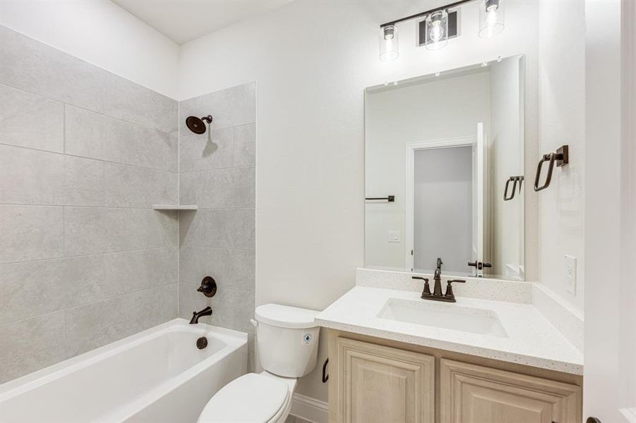 Furnished interior view inside a new home in East Oak Creek 60-65, Commerce (Image 26). Furnished interior view inside a new home in East Oak Creek 60-65, Commerce (Image 26).