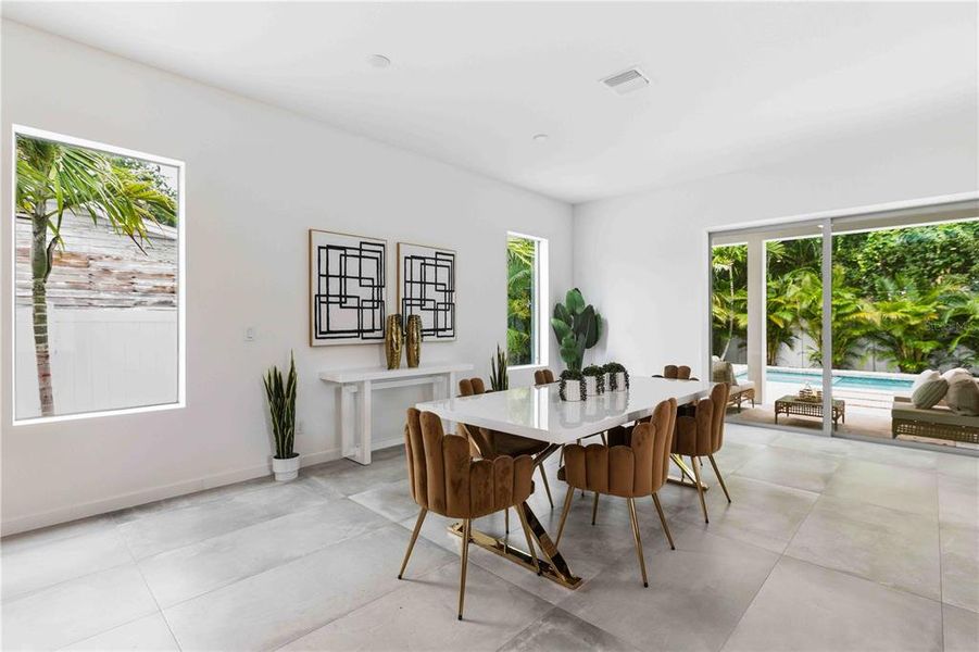 Furnished interior view inside a new home in , Sarasota (Image 20).
