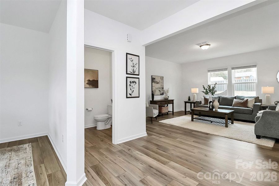 Furnished interior view inside a new home in Sunbriar, Charlotte (Image 11).