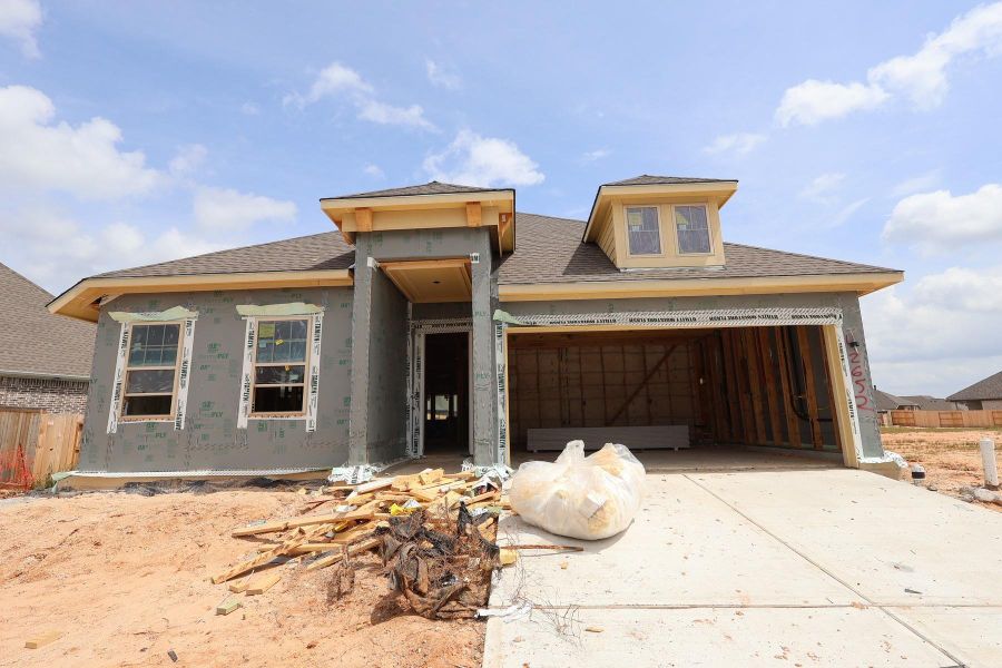 In-progress construction of a new home in Escondido - Retreat Collection, Magnolia, TX (Image 8).