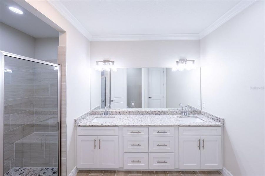 Furnished interior view inside a new home in , Summerfield (Image 8).