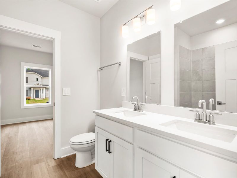 Furnished interior view inside a new home in Cedar Shoals - Signature Collection, Piedmont (Image 10).