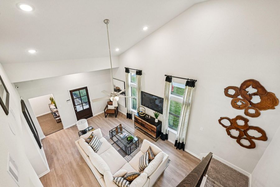 Furnished interior view inside a new home in The Landing, New Caney (Image 16).