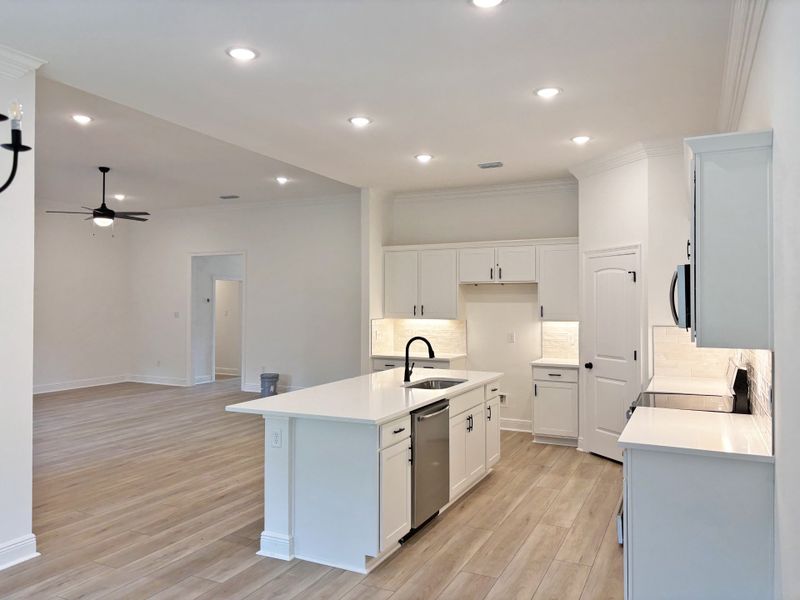 Furnished interior view inside a new home in Young Oaks, Crestview (Image 8).