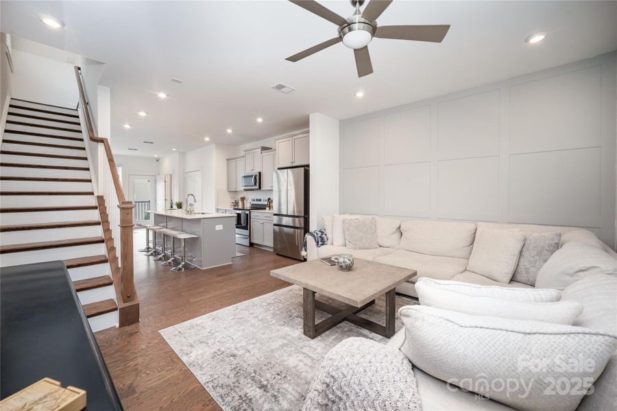 Furnished interior view inside a new home in , Charlotte (Image 11). Furnished interior view inside a new home in , Charlotte (Image 11).